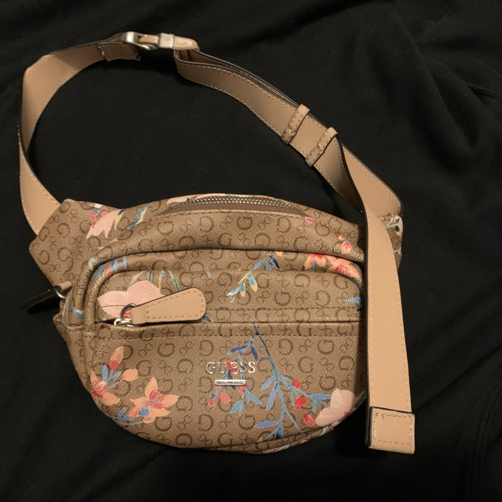 Brown Guess waist bag